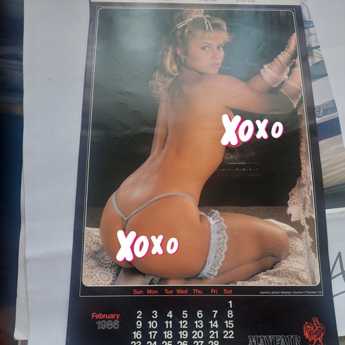 Mayfair 1983 glamour calendar - mayfair,